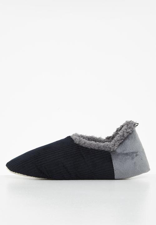 snoozies!® - Mens cut back cord - black