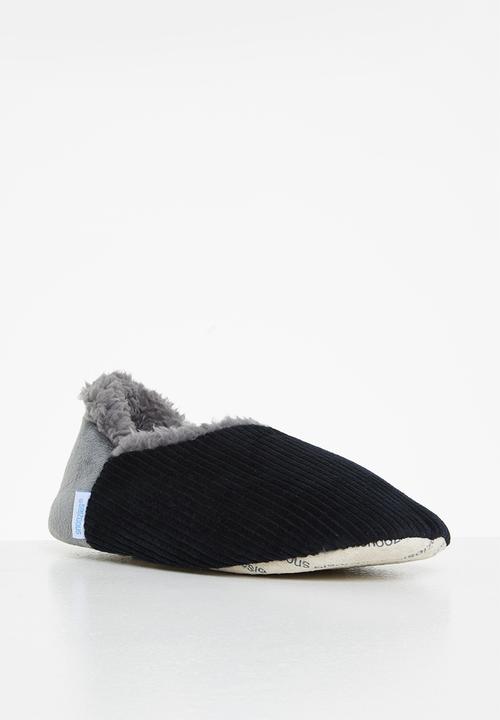 snoozies!® - Mens cut back cord - black