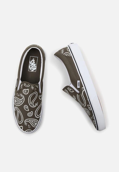 Vans - Ua classic slip-on - (peace paisley) grape leaf/true white