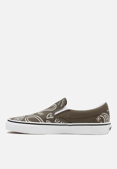 Vans - Ua classic slip-on - (peace paisley) grape leaf/true white