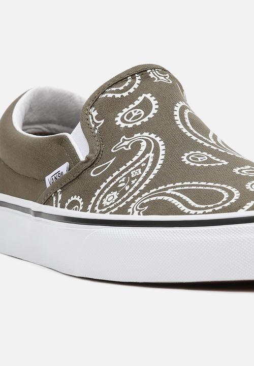 Vans - Ua classic slip-on - (peace paisley) grape leaf/true white