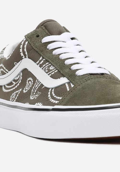 Vans - Ua old skool - (peace paisley) grape leaf/true white