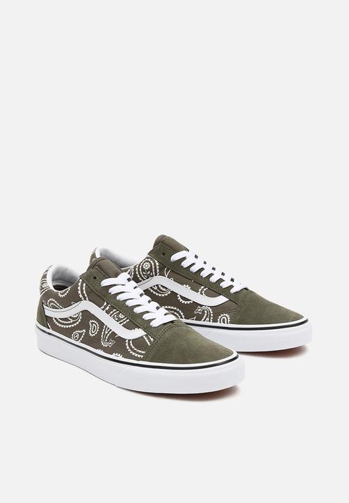 Vans - Ua old skool - (peace paisley) grape leaf/true white