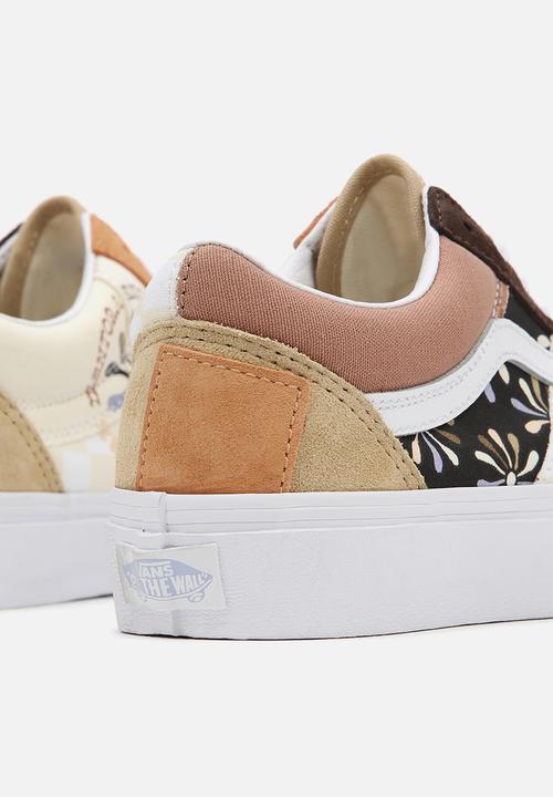 Vans - Ua old skool patchwork - (divine) multi/true white