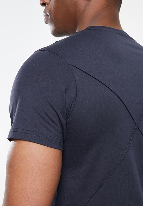 Pierre Cardin - PC Terry Cross Panel Tee - Navy