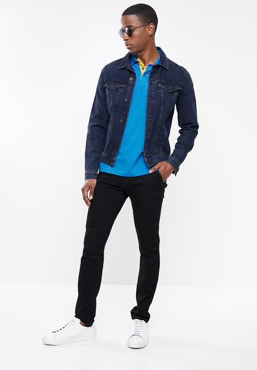 Pierre Cardin - PC Soft Pocket Mercerized Golfer - bright blue