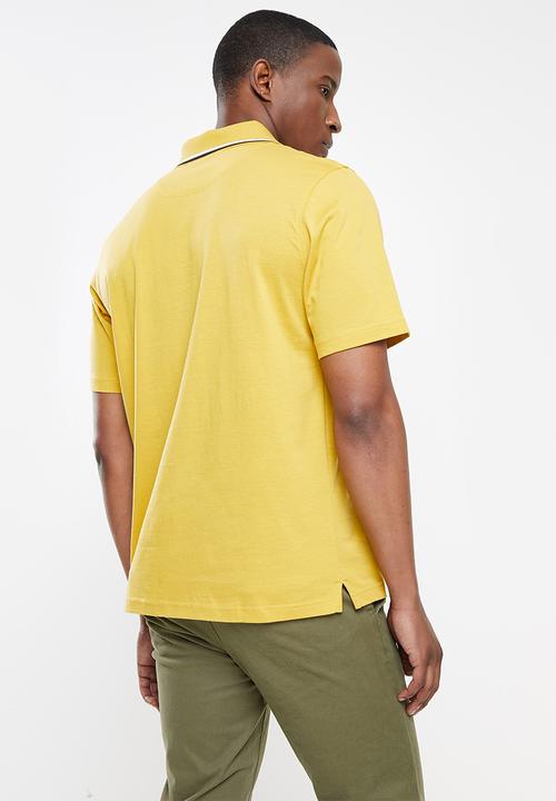 Pierre Cardin - PC Soft Pocket Mercerized Golfer - Mustard