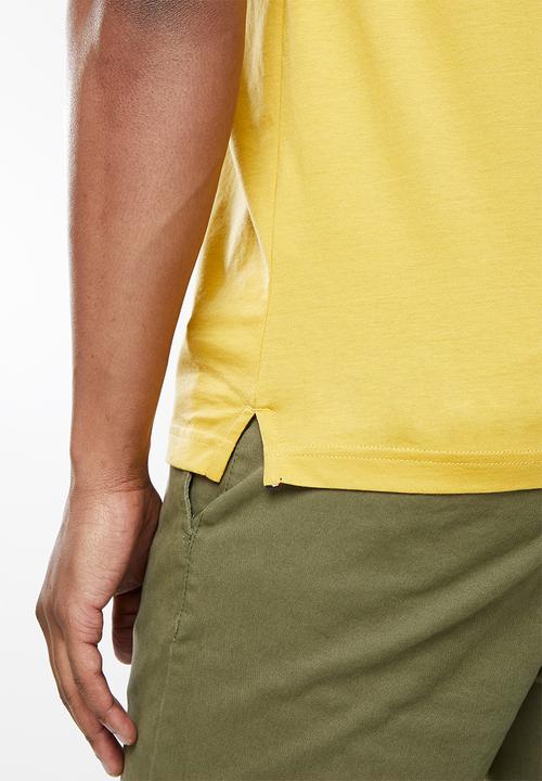 Pierre Cardin - PC Soft Pocket Mercerized Golfer - Mustard