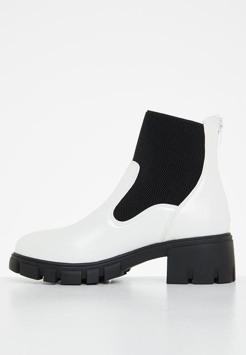 Rock & Co - Stones 1 chelsea boot - white