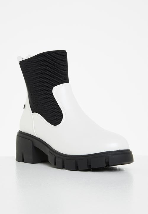 Rock & Co - Stones 1 chelsea boot - white