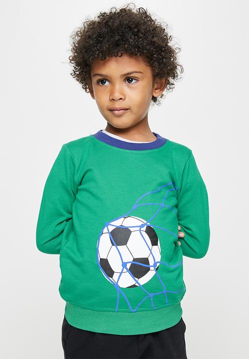 Pop Candy - Boys printed sweater - green 