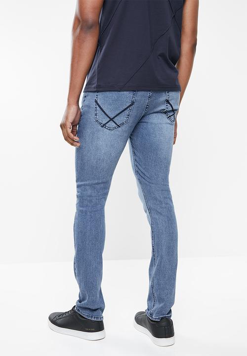Pierre Cardin - PC John Slim Fit Denim - medium blue
