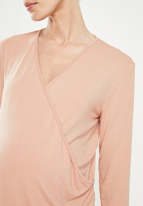 Superbalist - Maternity nursing jogger sleepset - rose smoke