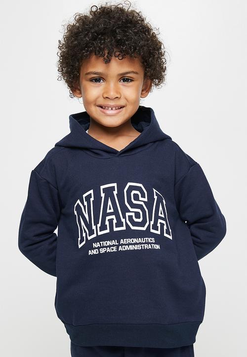 Superbalist Kids - NASA hoodie & short set - navy