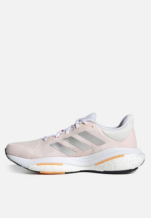 adidas Performance - Solar glide 5 w - core white/silver met./light flash orange