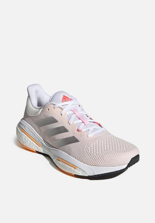adidas Performance - Solar glide 5 w - core white/silver met./light flash orange
