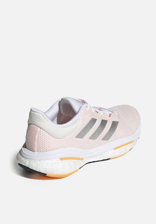 adidas Performance - Solar glide 5 w - core white/silver met./light flash orange