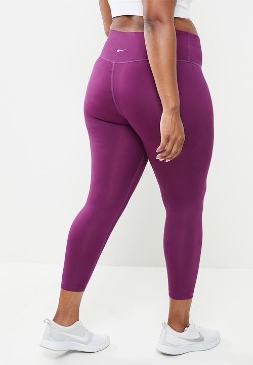 Nike - Plus nike df swsh run tight 7/8 - sangria & white