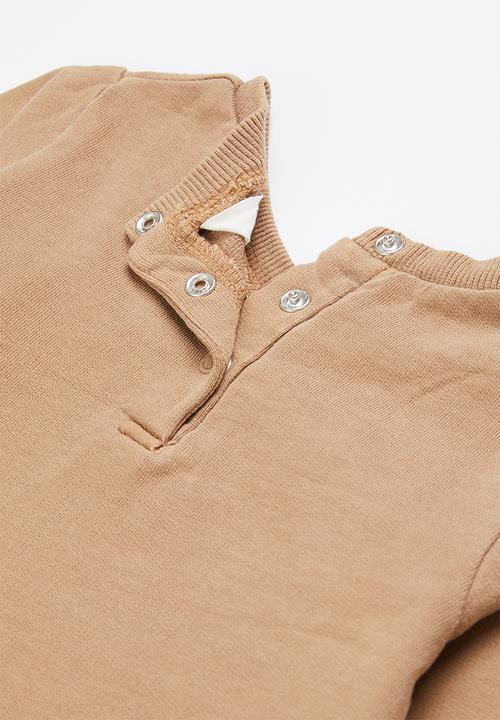 Cotton On - Bundle spencer sweater and bailey trackpant - taupy brown