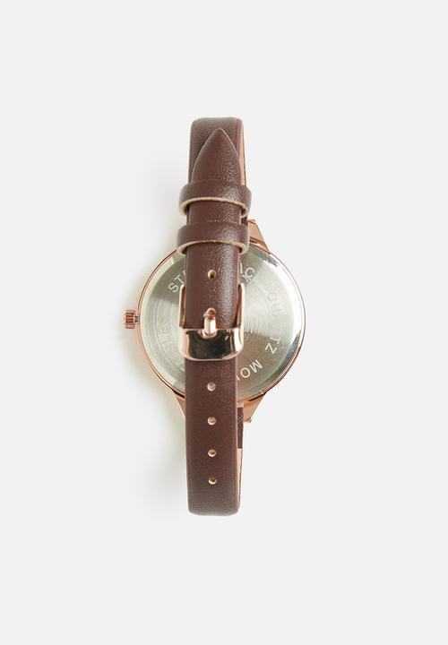 Badgirl - Badgirl fleur watch - gold