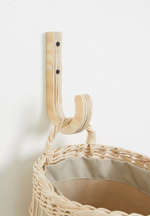 The Baskiti Co. - Baskiti planter and hook combo - natural