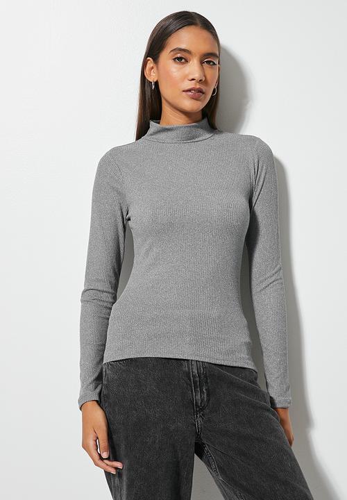 Superbalist - 3-Pack funnel neck rib tops - multi 