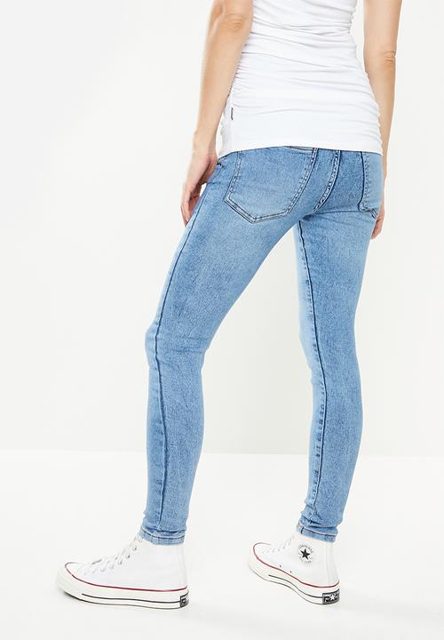 Cotton On - Maternity super stretch jean (over belly) - haven blue