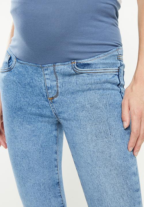 Cotton On - Maternity super stretch jean (over belly) - haven blue