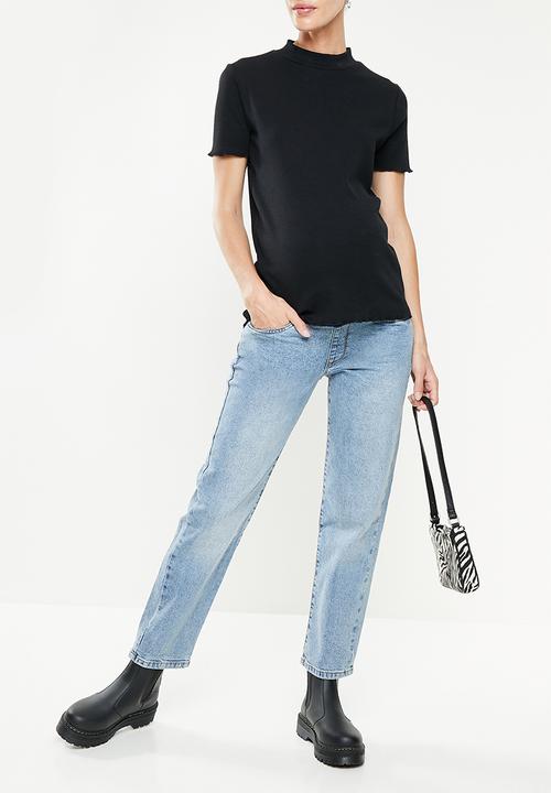 Cotton On - Maternity straight stretch jean (over belly) - wategos blue