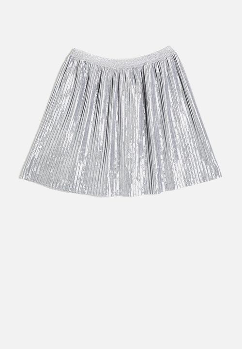 Koton Kids - Girls pleated skirt - silver