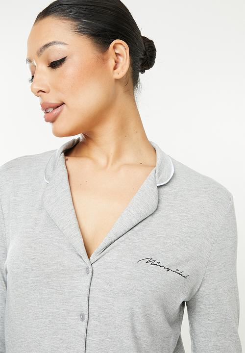 Missguided - Missguided pyjama 5 piece - grey marl