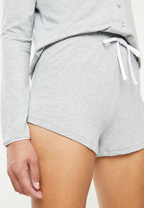 Missguided - Missguided pyjama 5 piece - grey marl