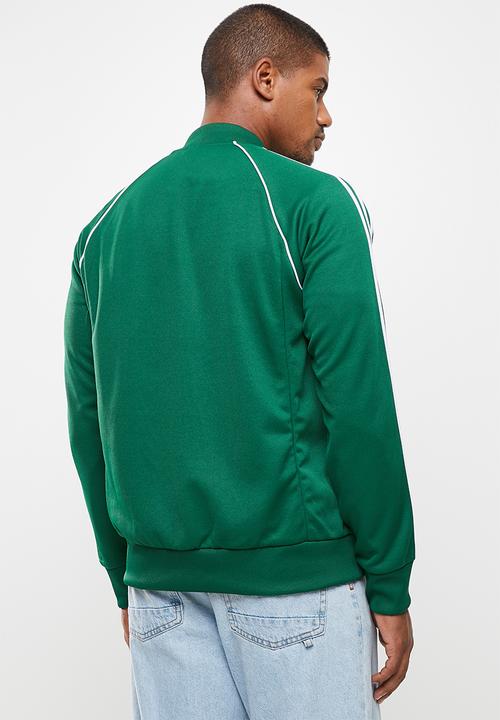 adidas Originals - Adicolor Classics Primeblue SST Track Top - collegiate green & white