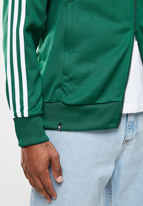 adidas Originals - Adicolor Classics Primeblue SST Track Top - collegiate green & white
