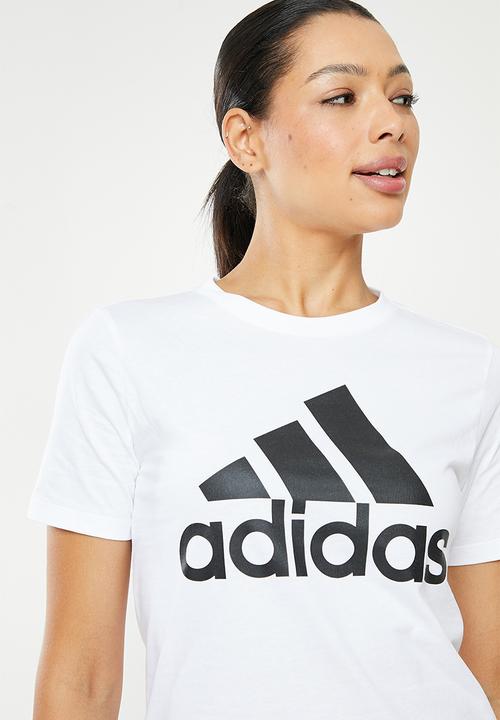 adidas Performance - W blt2 performance short sleeve tee - white & black