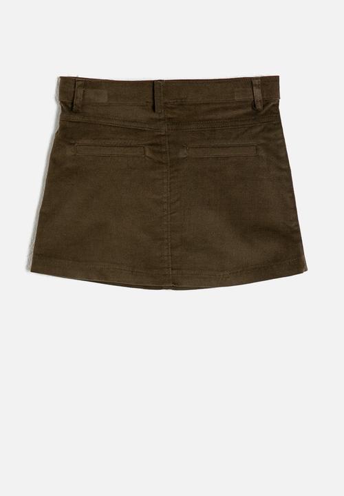 Koton Kids - Girls skirt with pockets - khaki