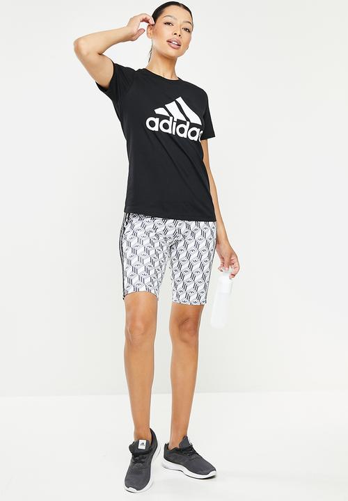 adidas Performance - W blt2 perfomance short sleeve tee - black & white