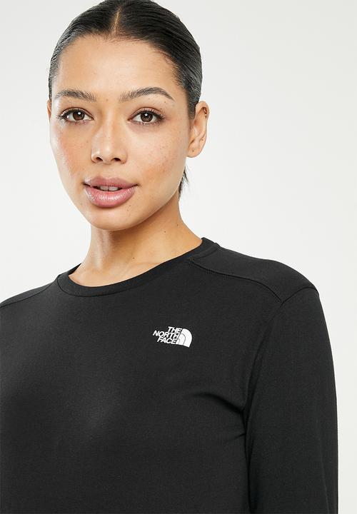 The North Face - W long sleeve  simple dome tee - black