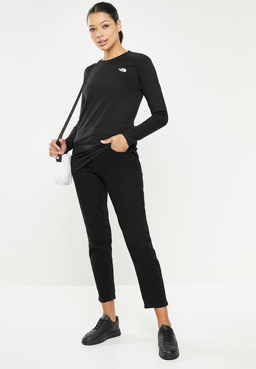 The North Face - W long sleeve  simple dome tee - black