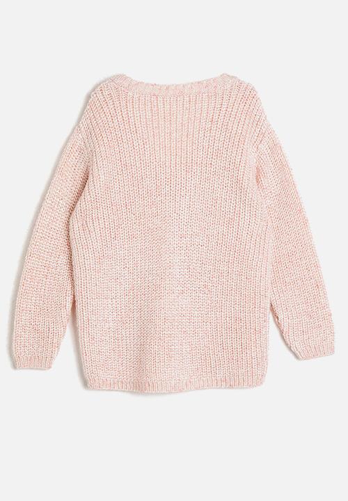 Koton Kids - Girls knitted cardigan - pink