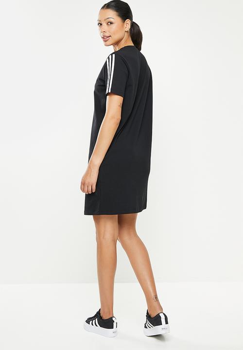 adidas Performance - Oversized w dk 3 stripes short sleeve tee - black
