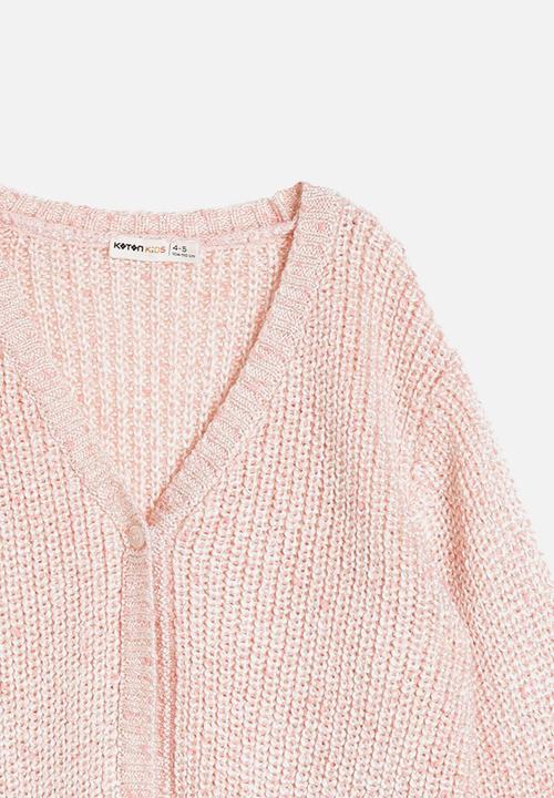 Koton Kids - Girls knitted cardigan - pink