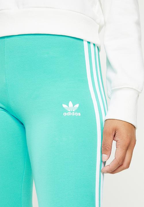 adidas Originals - 3 stripes tights w - semi mint rush