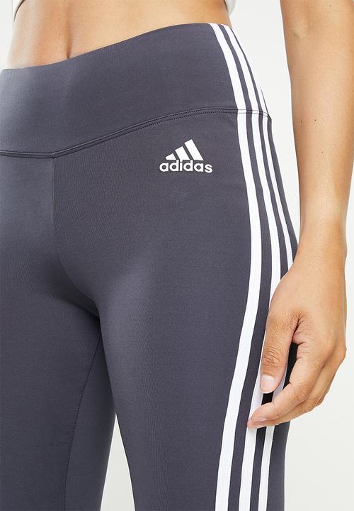 adidas Performance - W 3 stripes tights fl - shadow navy & white
