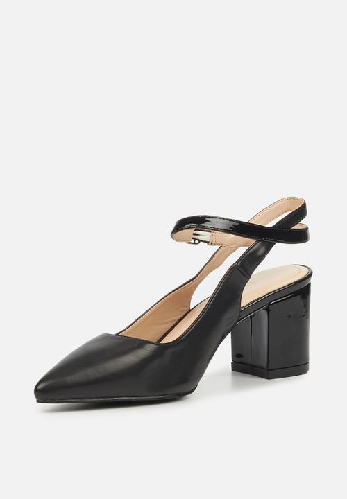 Butterfly Feet - Nancie 1 court heel - black