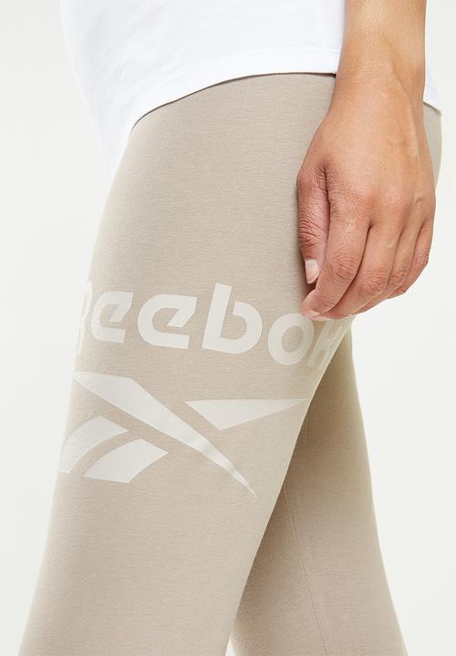 Reebok - Te big logo leggings - boulder grey
