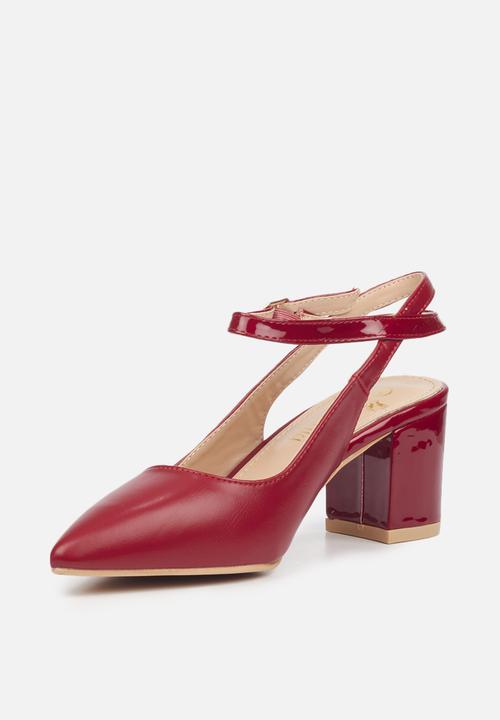 Butterfly Feet - Nancie 1 court heel - burgundy