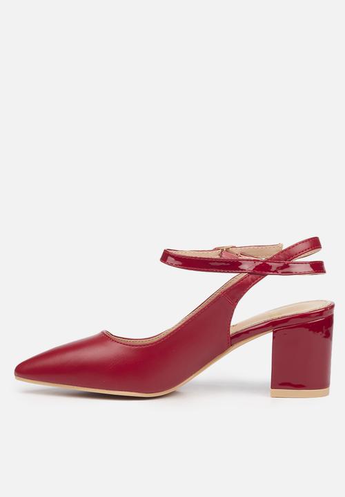 Butterfly Feet - Nancie 1 court heel - burgundy