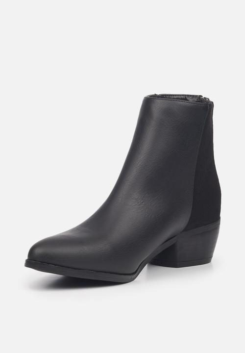 Butterfly Feet - Saddle 1 ankle boot - black