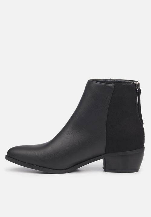 Butterfly Feet - Saddle 1 ankle boot - black
